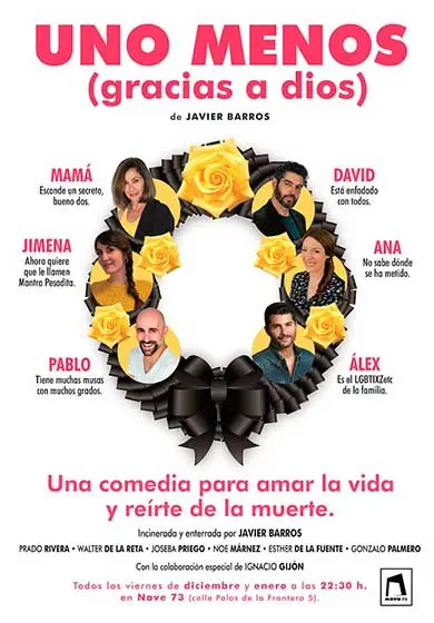 Cartel de Uno menos (gracias a dios)