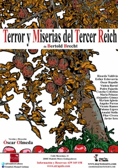 Cartel de Terror y miserias del tercer Reich