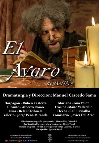 Cartel de Manuel Carcedo Sama: El avaro