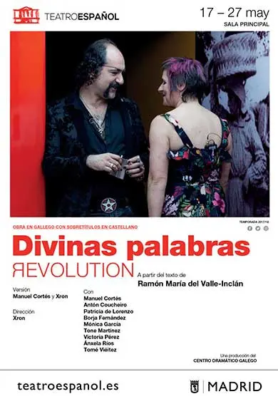 Cartel de Divinas palabras - Centro Dramático Galego