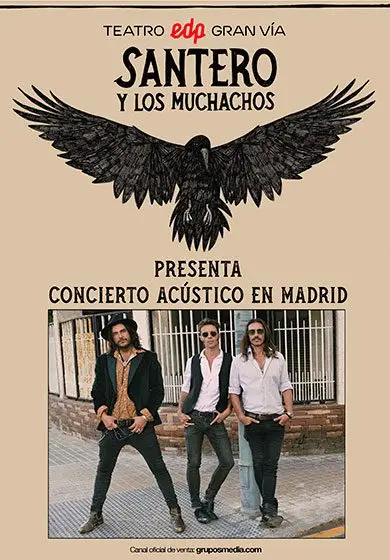 Cartel de Santero y Los Muchachos