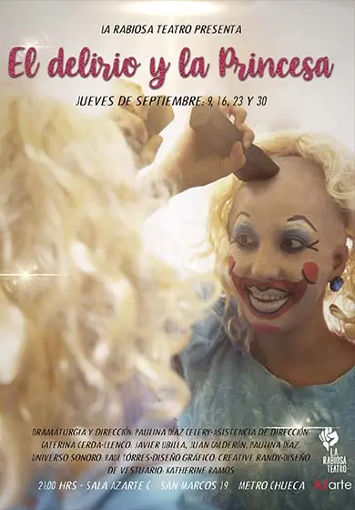 Cartel de El delirio y la Princesa