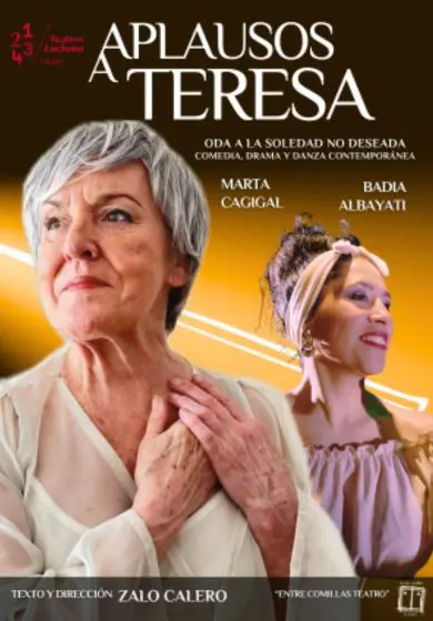 Cartel de Aplausos a Teresa