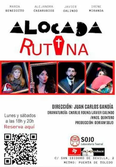 Cartel de Alocada rutina