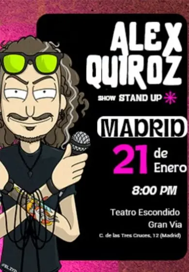 Cartel de Alex Quiroz: Risa con culpa