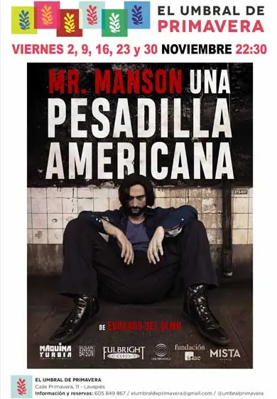 Cartel de Mr. Manson, una pesadilla americana