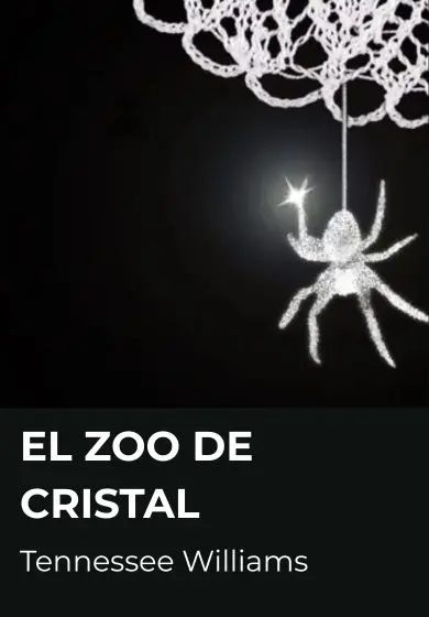 Cartel de El zoo de cristal