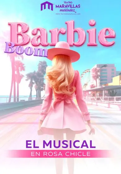 Cartel de Barbie Boom: el musical en rosa chicle