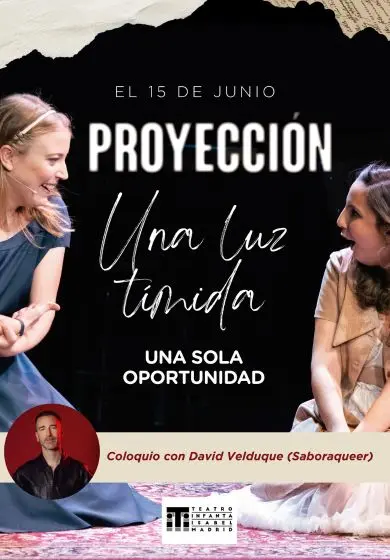 Cartel de Una luz tímida: proyección y coloquio