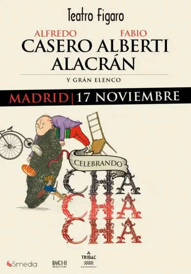 Cartel de CHA CHA CHA - Alfredo Casero y Fabio Alberti
