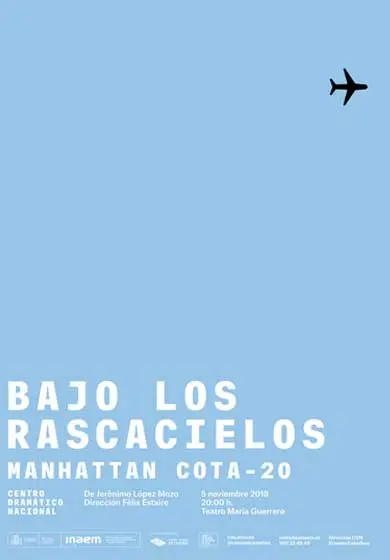 Cartel de Bajo los rascacielos (Manhattan cota -20)