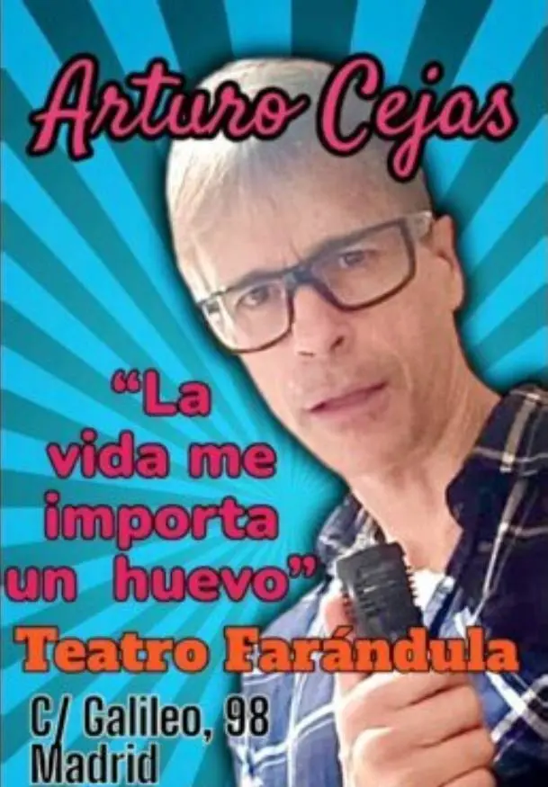 Cartel de La vida me importa un huevo