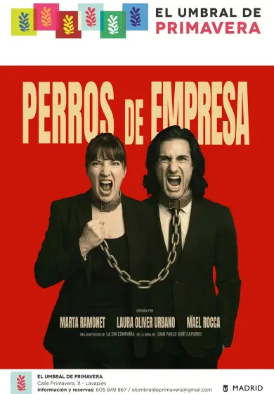 Cartel de Perro de empresa