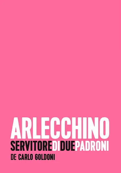 Cartel de Arlecchino, servitore di due padroni
