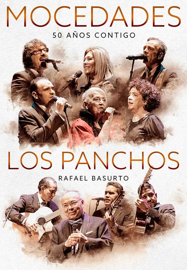 Cartel de Mocedades y los panchos: 50 años contigo