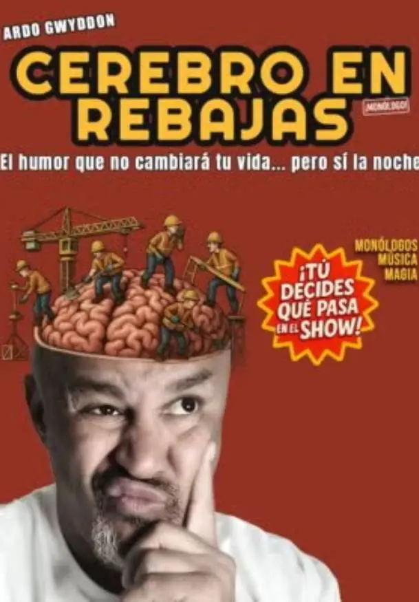 Cartel de Cerebro en rebajas