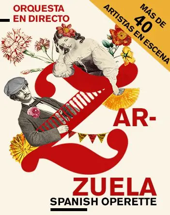 Cartel de Zarzuela Spanish Operette | La Corrala del Reina Victoria
