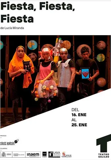 Cartel de The Cross Border Project: Fiesta, fiesta, fiesta