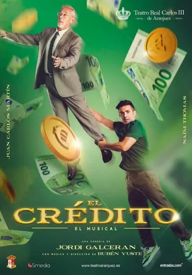 Cartel de El crédito, el musical