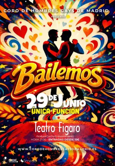 Cartel de Bailemos - Coro de Hombres Gays de Madrid