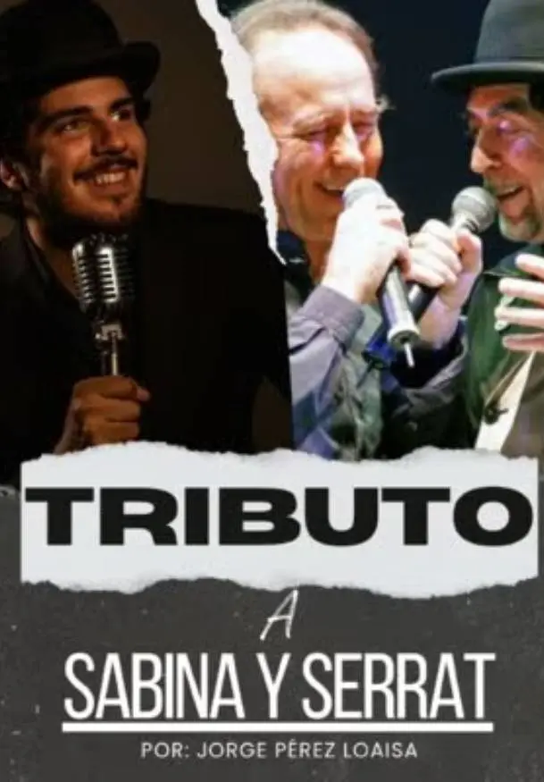 Cartel de Sabina y Serrat: El Tributo