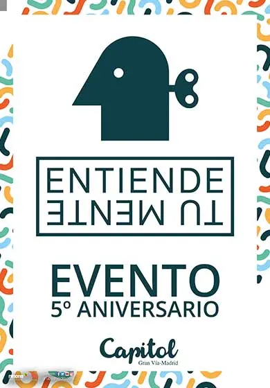 Cartel de Entiende tu mente (5º aniversario)