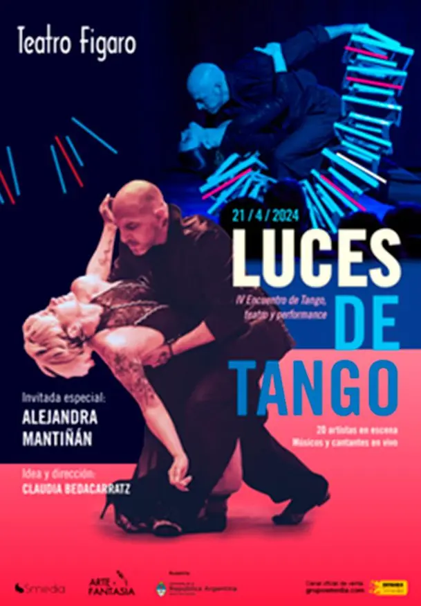 Cartel de Luces de tango