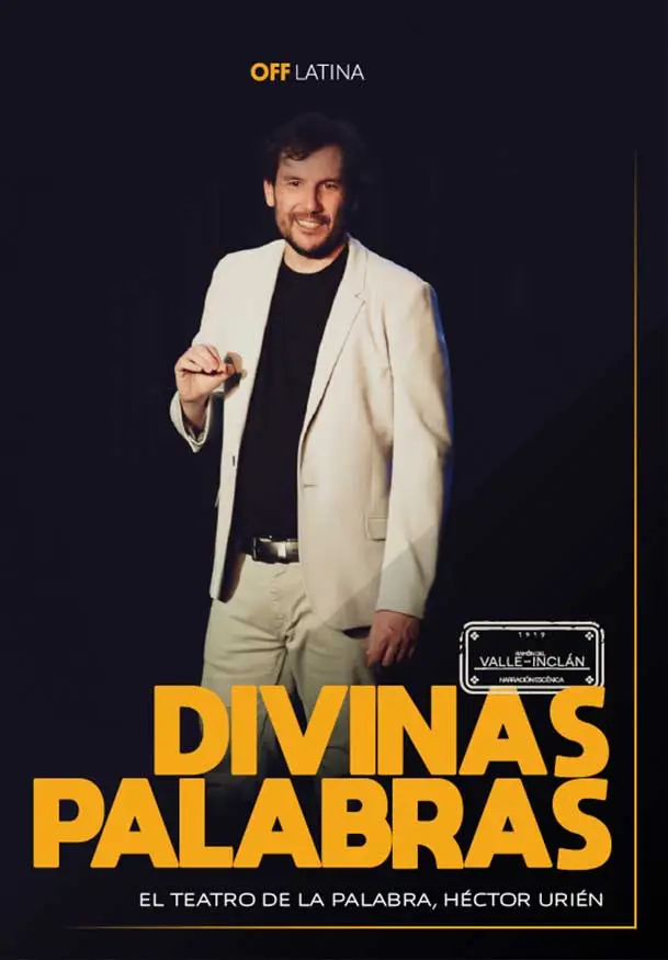 Cartel de Héctor Urién: Divinas palabras