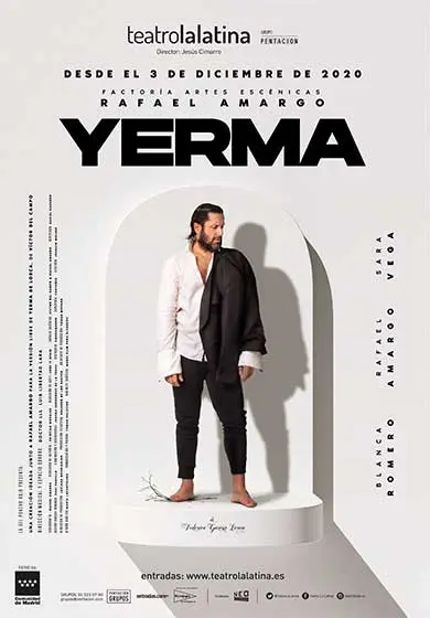 Cartel de Rafael Amargo: Yerma