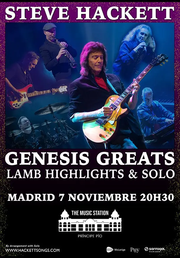 Cartel de Steve Hackett: Genesis Greats