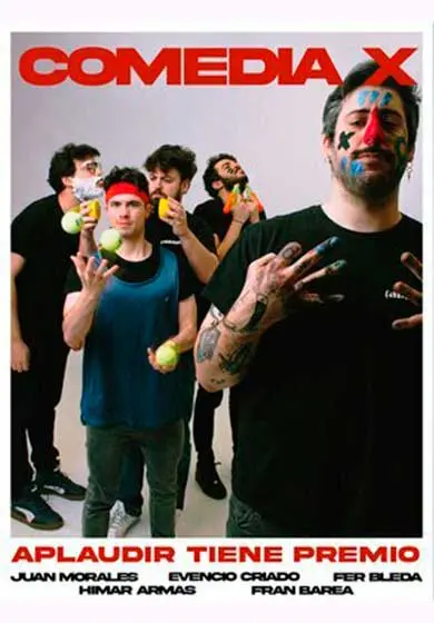 Cartel de Comedia X
