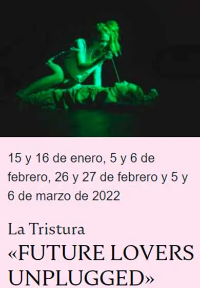 Cartel de LA TRISTURA: Future Lovers (Unplugged)