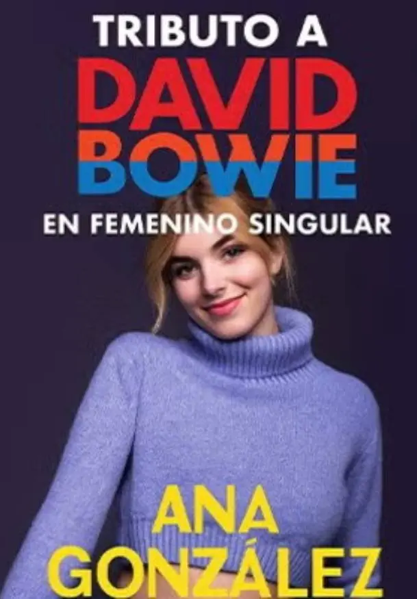 Cartel de Tributo a David Bowie - en femenino singular