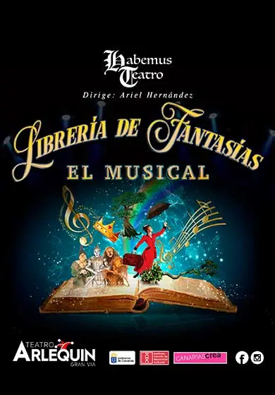 Cartel de Librería de Fantasías, el musical
