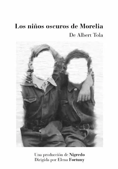 Cartel de Los niños oscuros de morelia