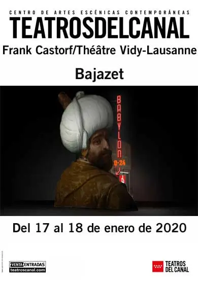 Cartel de Frank Castorf/Théâtre Vidy-Lausanne: Bajazet