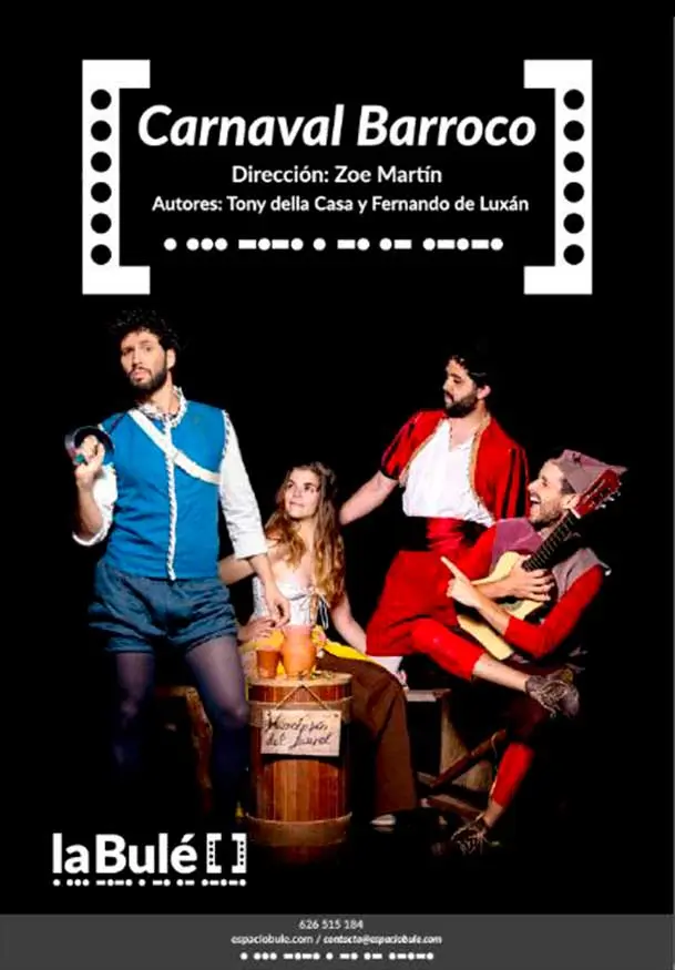 Cartel de Carnaval barroco