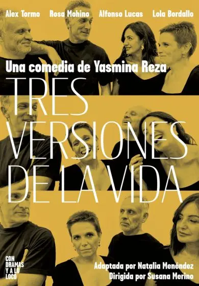 Cartel de Tres versiones de la vida
