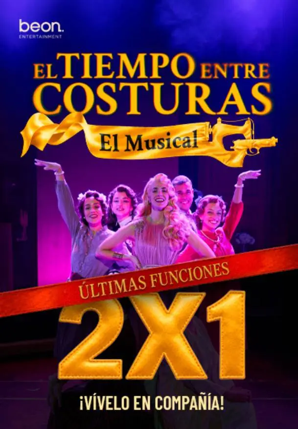 Cartel de El tiempo entre costuras, el musical