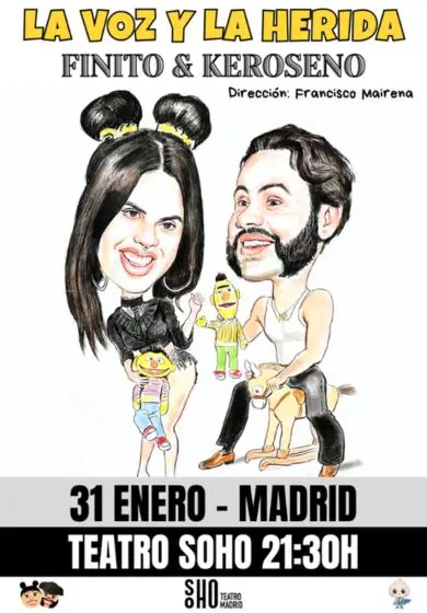 Cartel de La voz y la herida