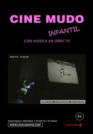Cartel de Cine mudo infantil