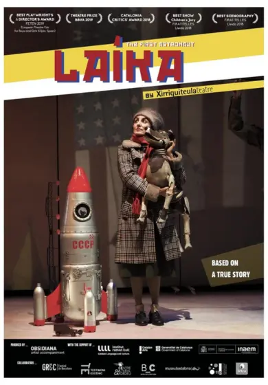 Cartel de Xirriquiteula Teatre: Laika
