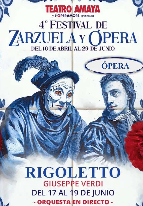 Cartel de 4º Festival de zarzuela y ópera. Rigoletto