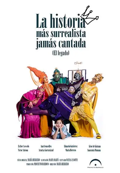 Cartel de Proyecto Barroco: La historia más surrealista jamás cantada (El legado)
