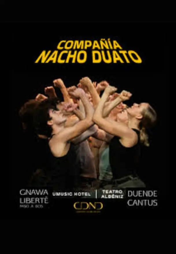Cartel de Nacho Duato: Duende /Gnawa / Liberté / Cantus