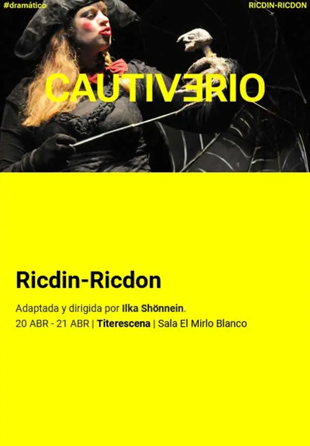 Cartel de Titerescena: Ricdin-Ricdon