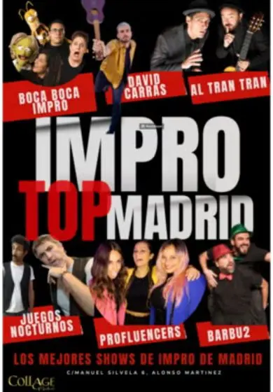 Cartel de Impro Top Madrid