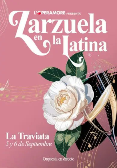Cartel de La Traviata - Zarzuela en la Latina