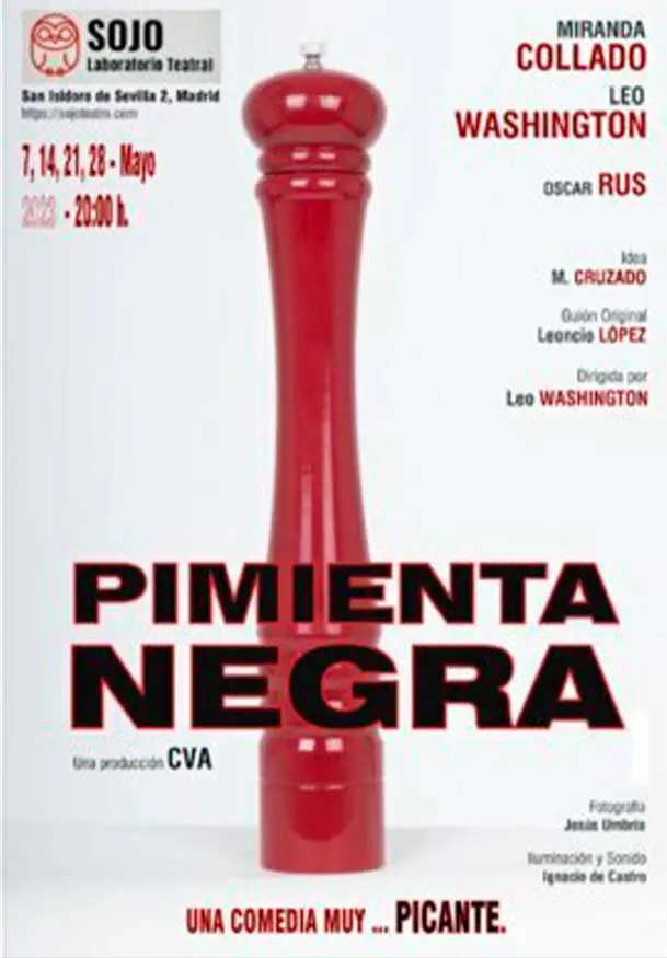 Cartel de Pimienta negra