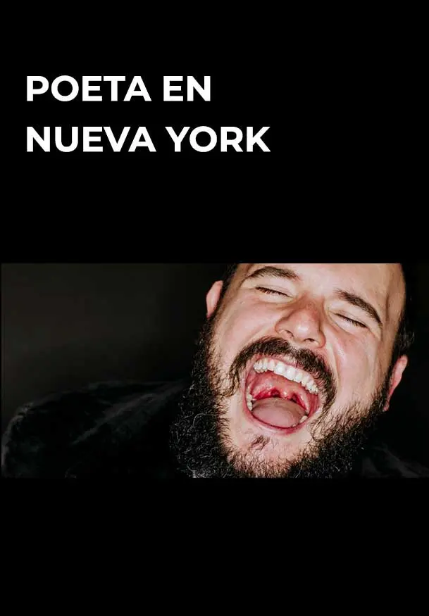 Cartel de Carlos Marquerie: Poeta en Nueva York